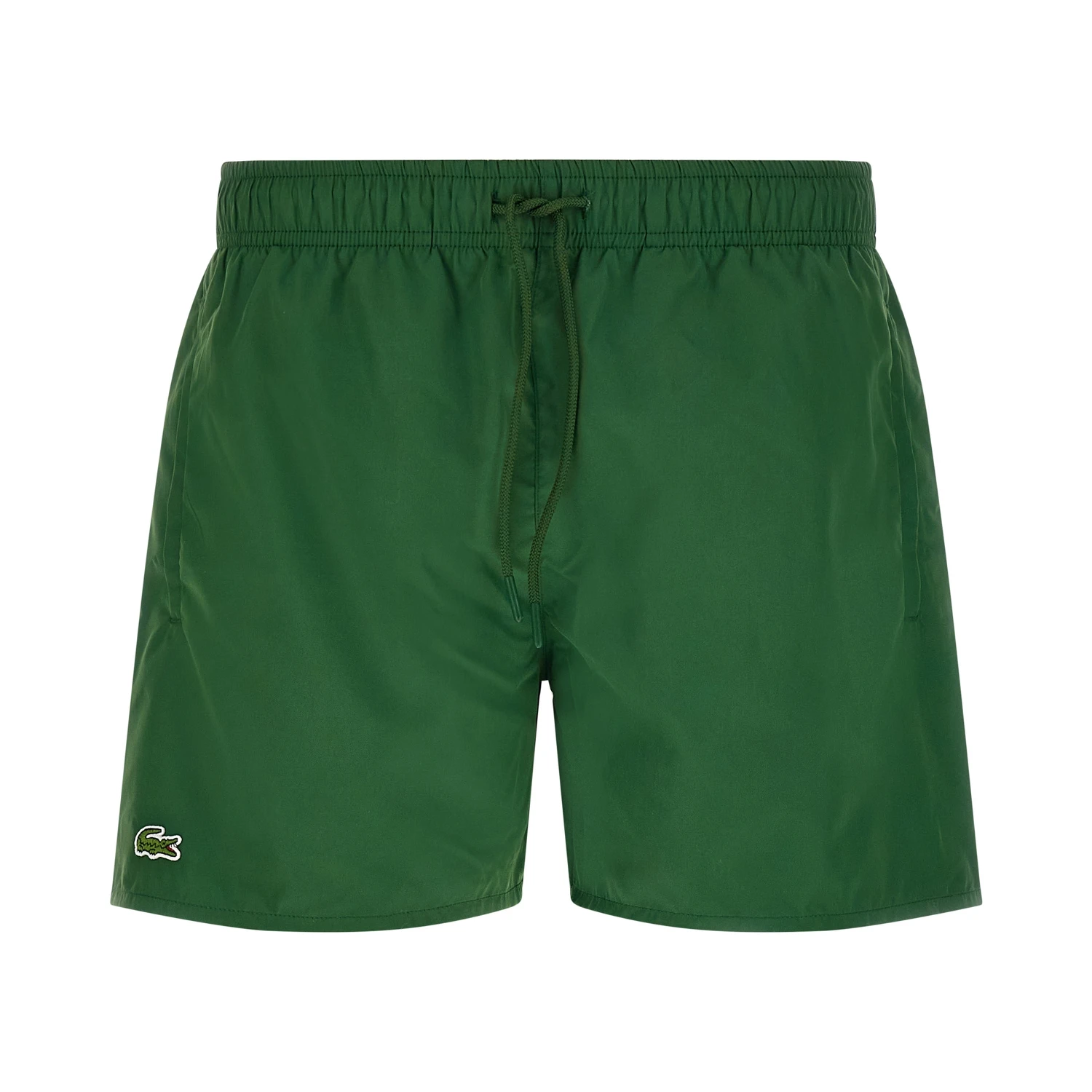 Bicolor Polyester Swim Shorts