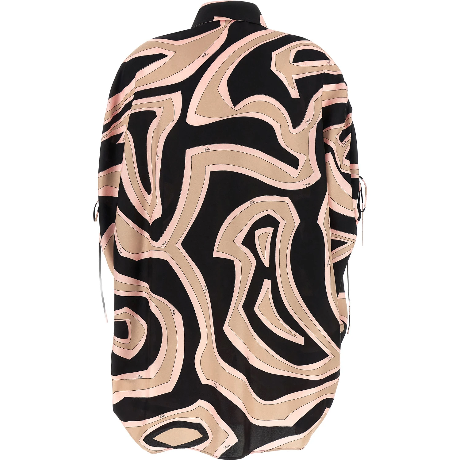 Multicolor Silk Short Dress