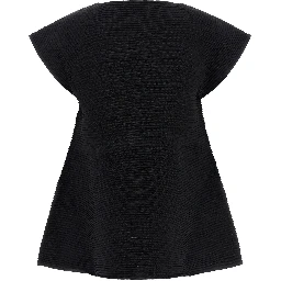 Black Polyester Short Dress
