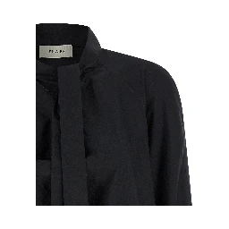 Black Cotton Blouse