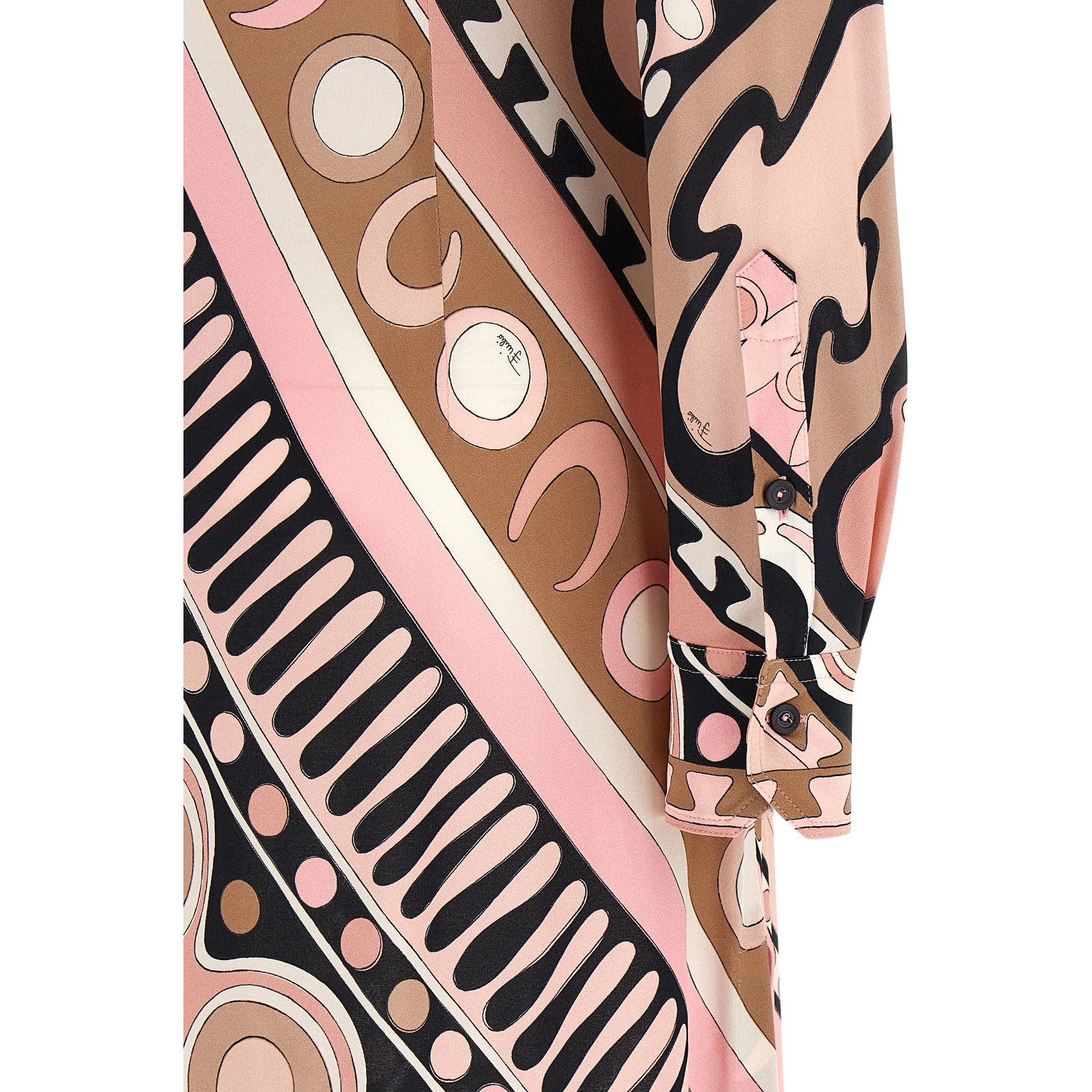 Multicolor Viscose Long Dress