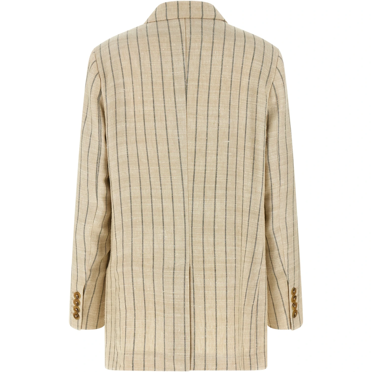 Beige Cotton Blazer