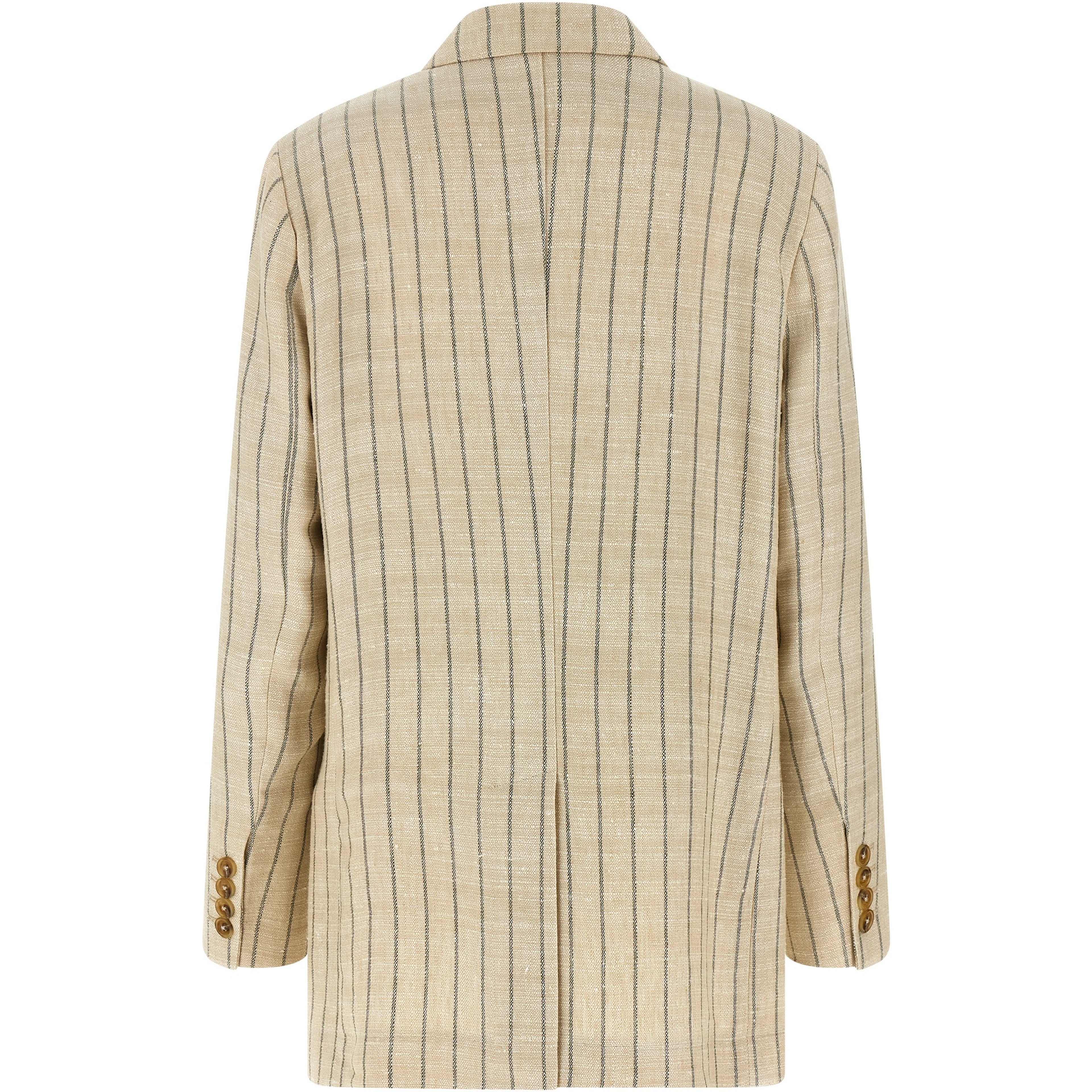 Beige Cotton Blazer