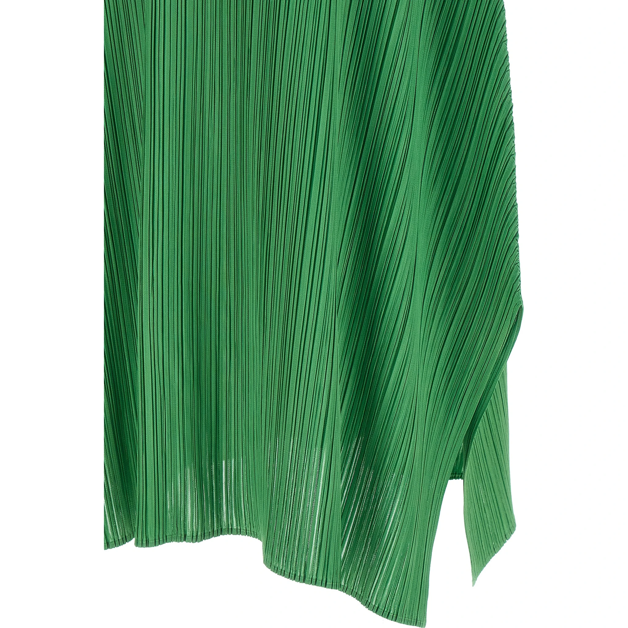 Bicolor Polyester Midi Dress