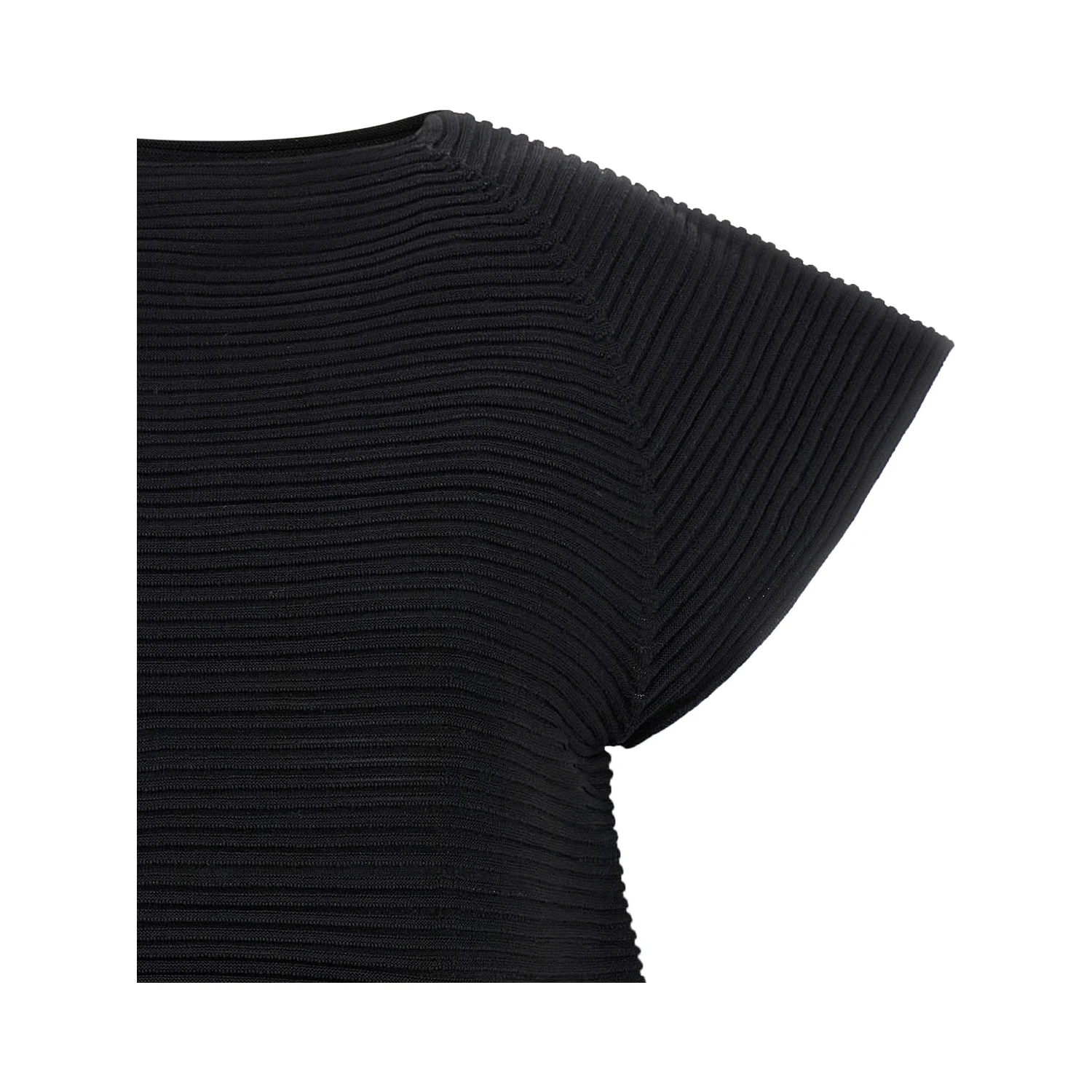 Black Polyester Short Dress