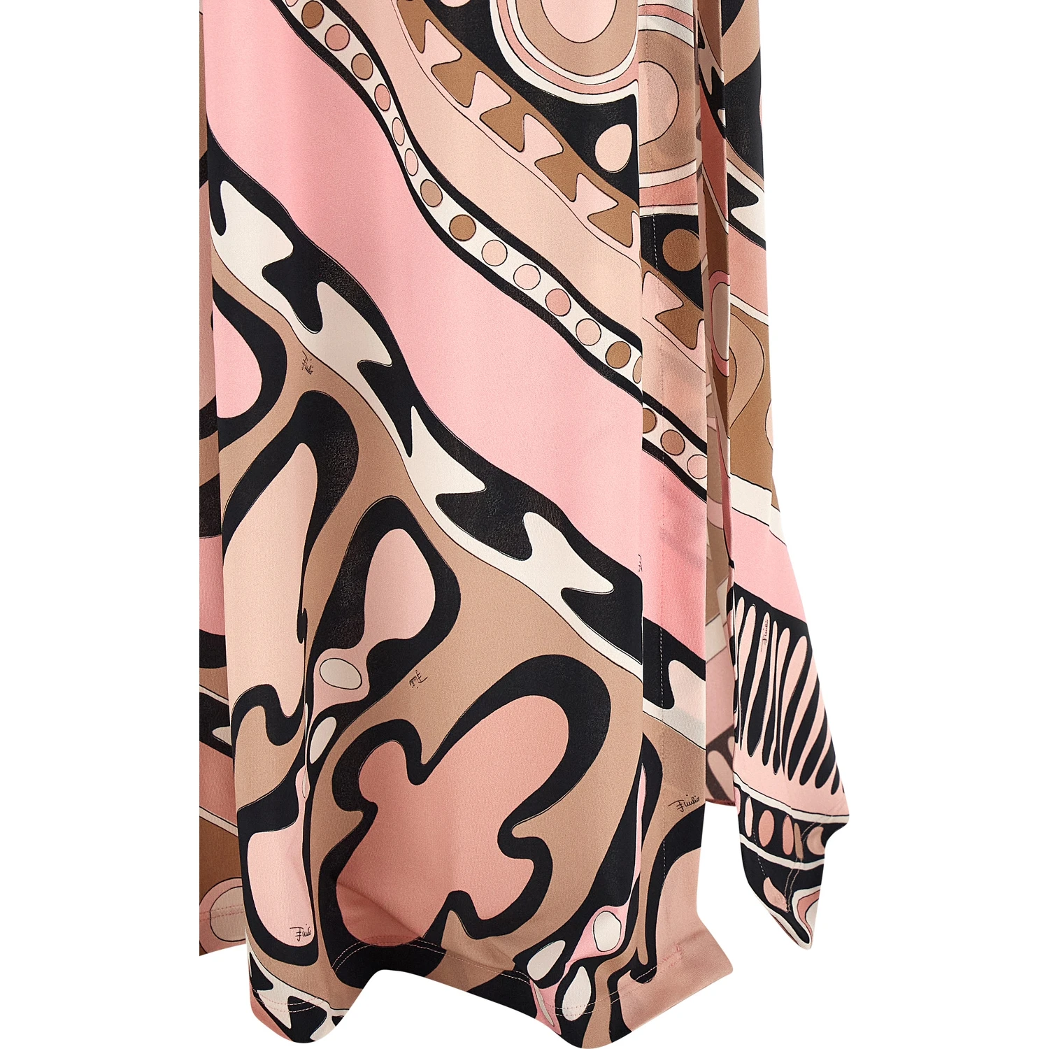 Multicolor Viscose Long Dress