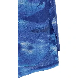 Blue Cotton Shorts
