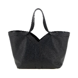 Black Calfskin Tote Bag