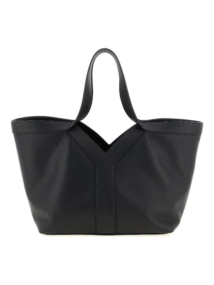 Black Calfskin Tote Bag