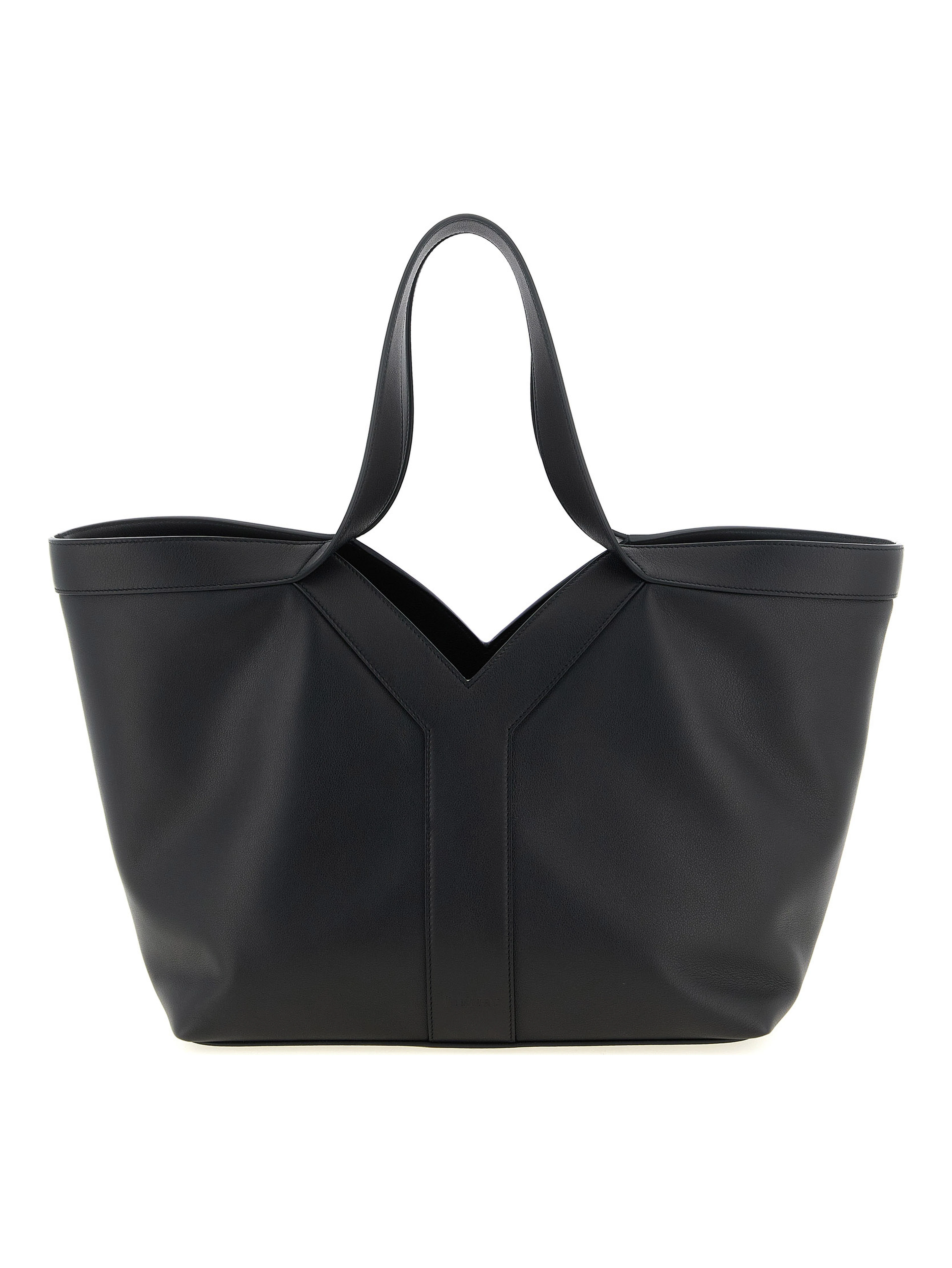 Black Calfskin Tote Bag