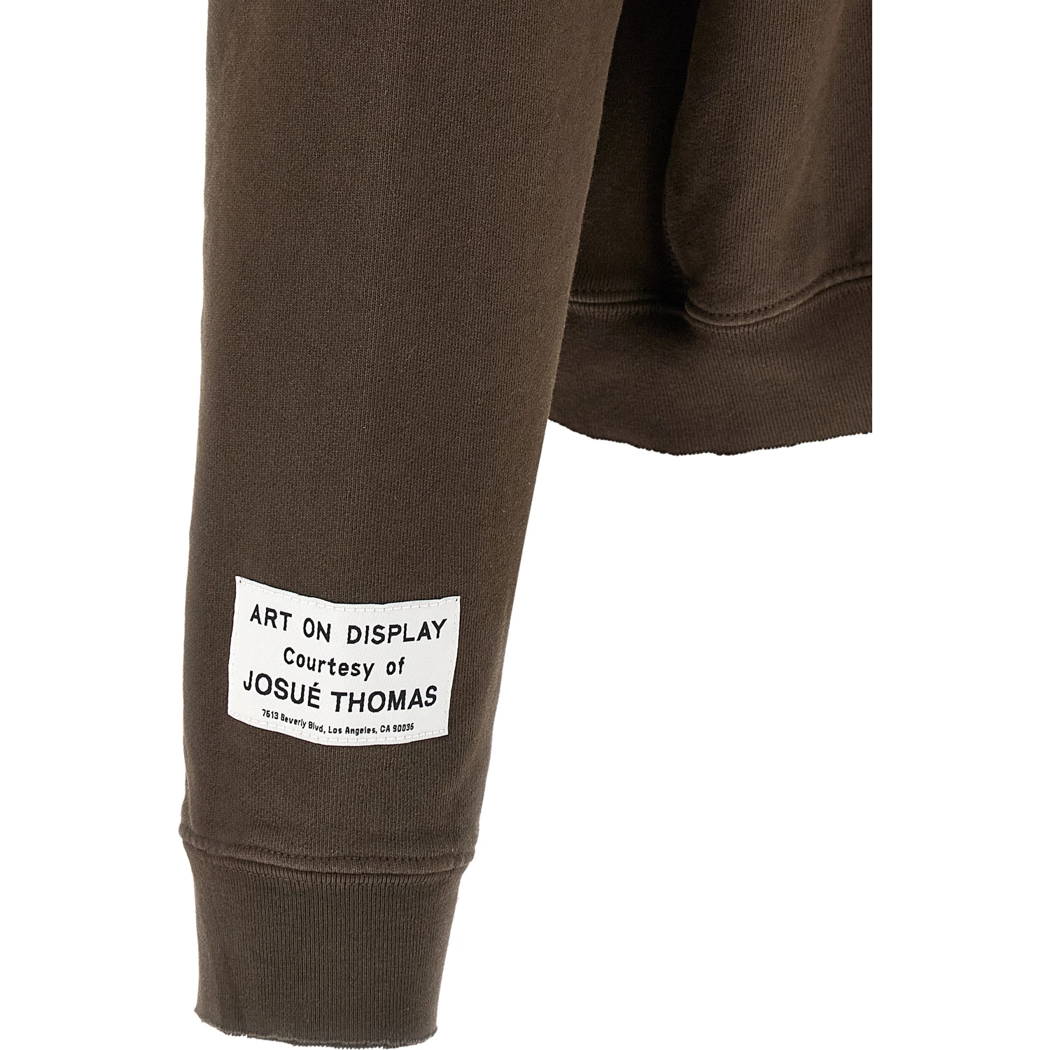 Brown Cotton Sweatshirt