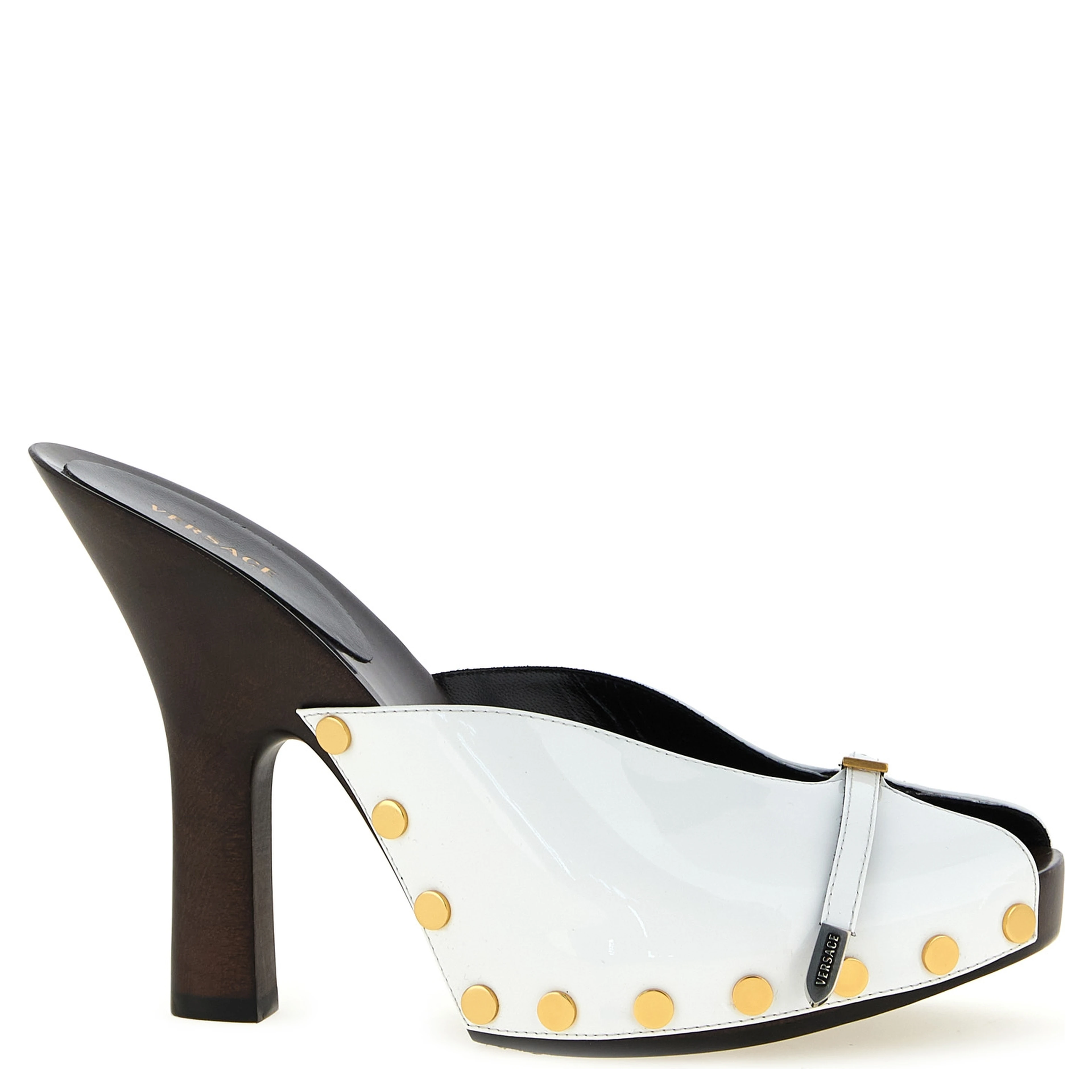Bicolor Calfskin High Heel Pumps