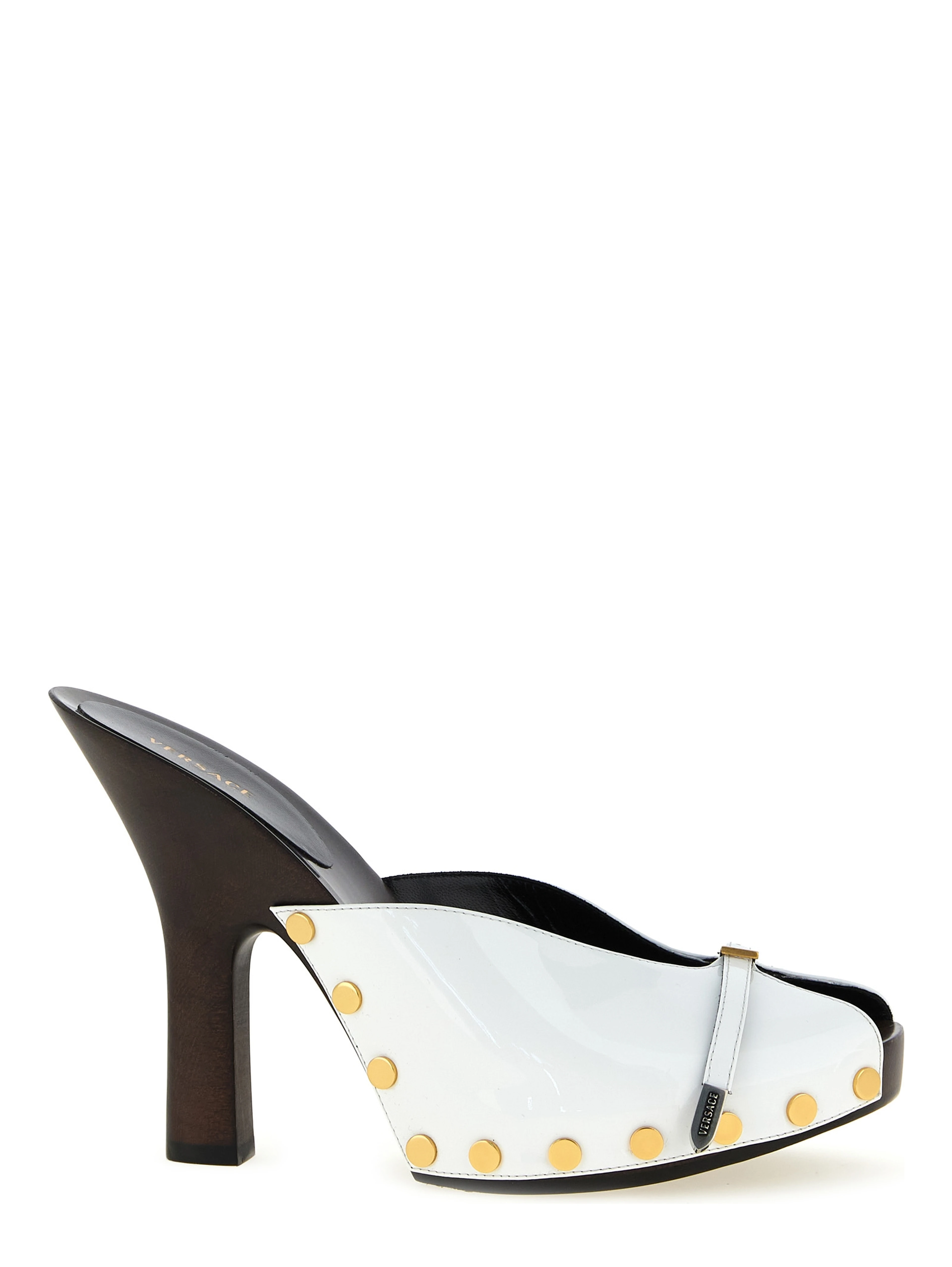 Bicolor Calfskin High Heel Pumps