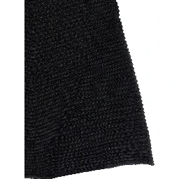Black Polyester Short Dress