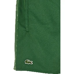 Bicolor Polyester Swim Shorts