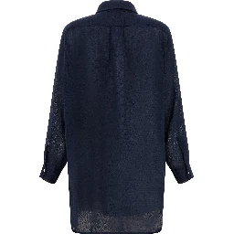 Blue Organic Cotton Blouse