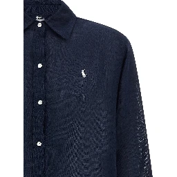 Blue Organic Cotton Blouse