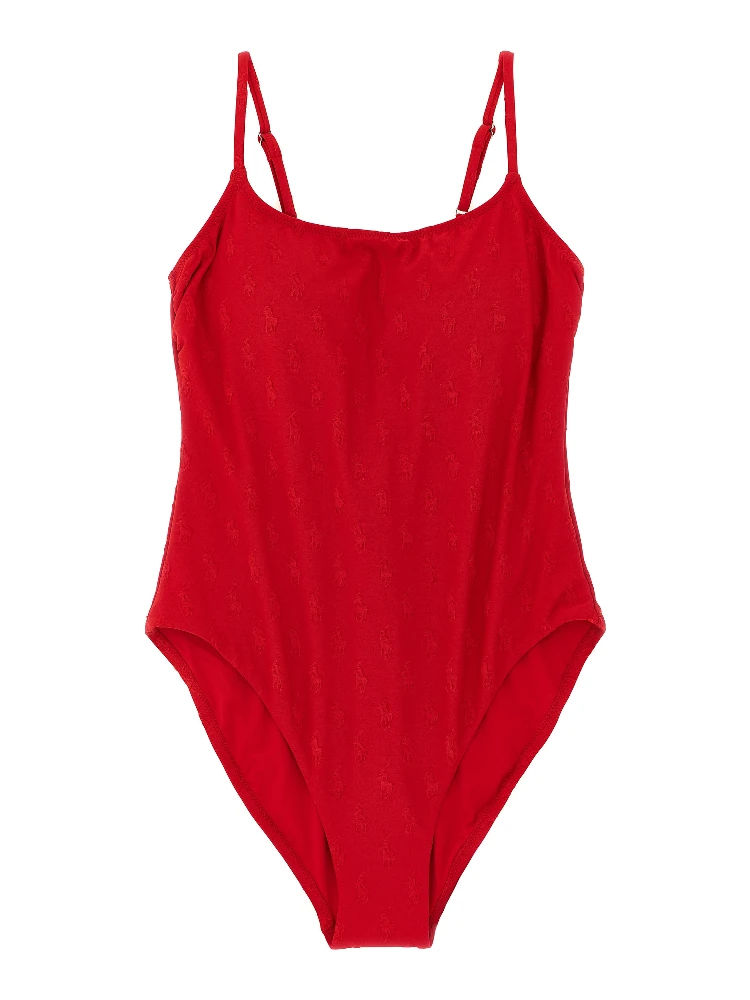 Multicolor Recycled Polyester One-Piece Swimsuit