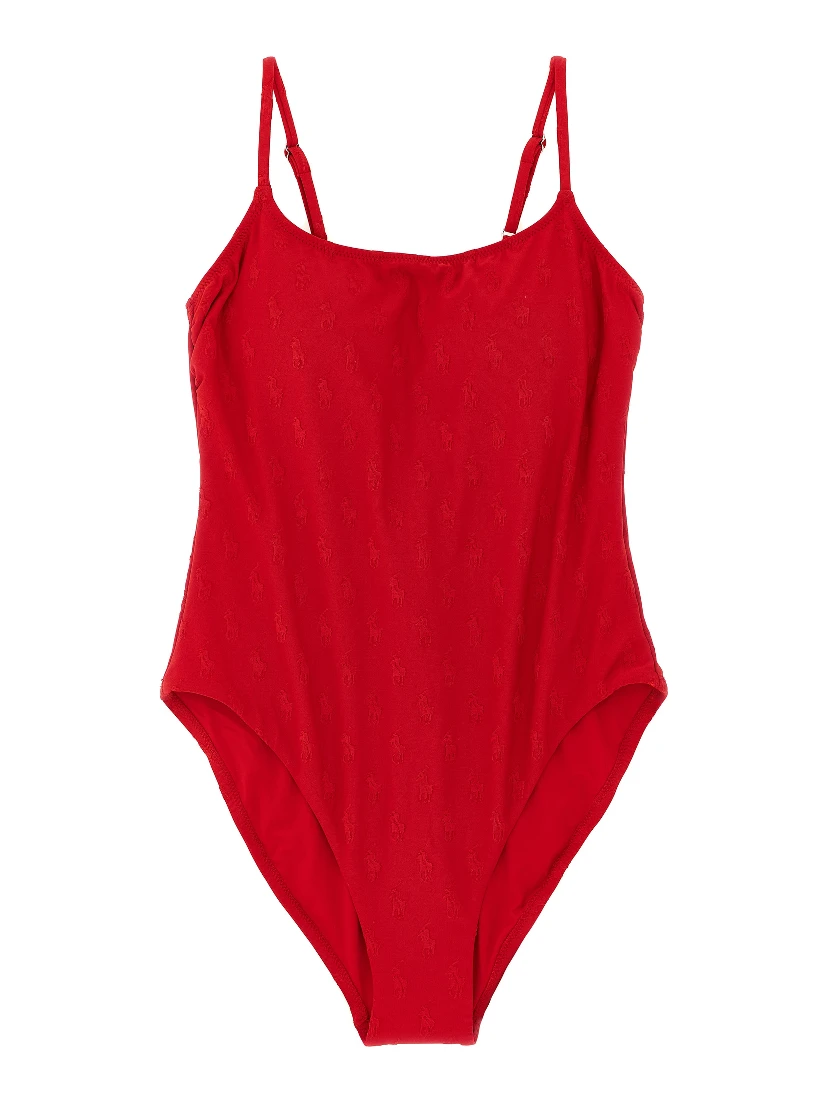 Multicolor Recycled Polyester One-Piece Swimsuit