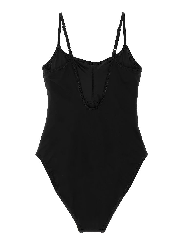 Black Nylon One-Piece Swimsuit alternative