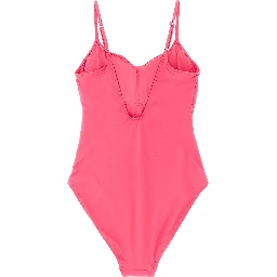 Multicolor Nylon One-Piece Swimsuit
