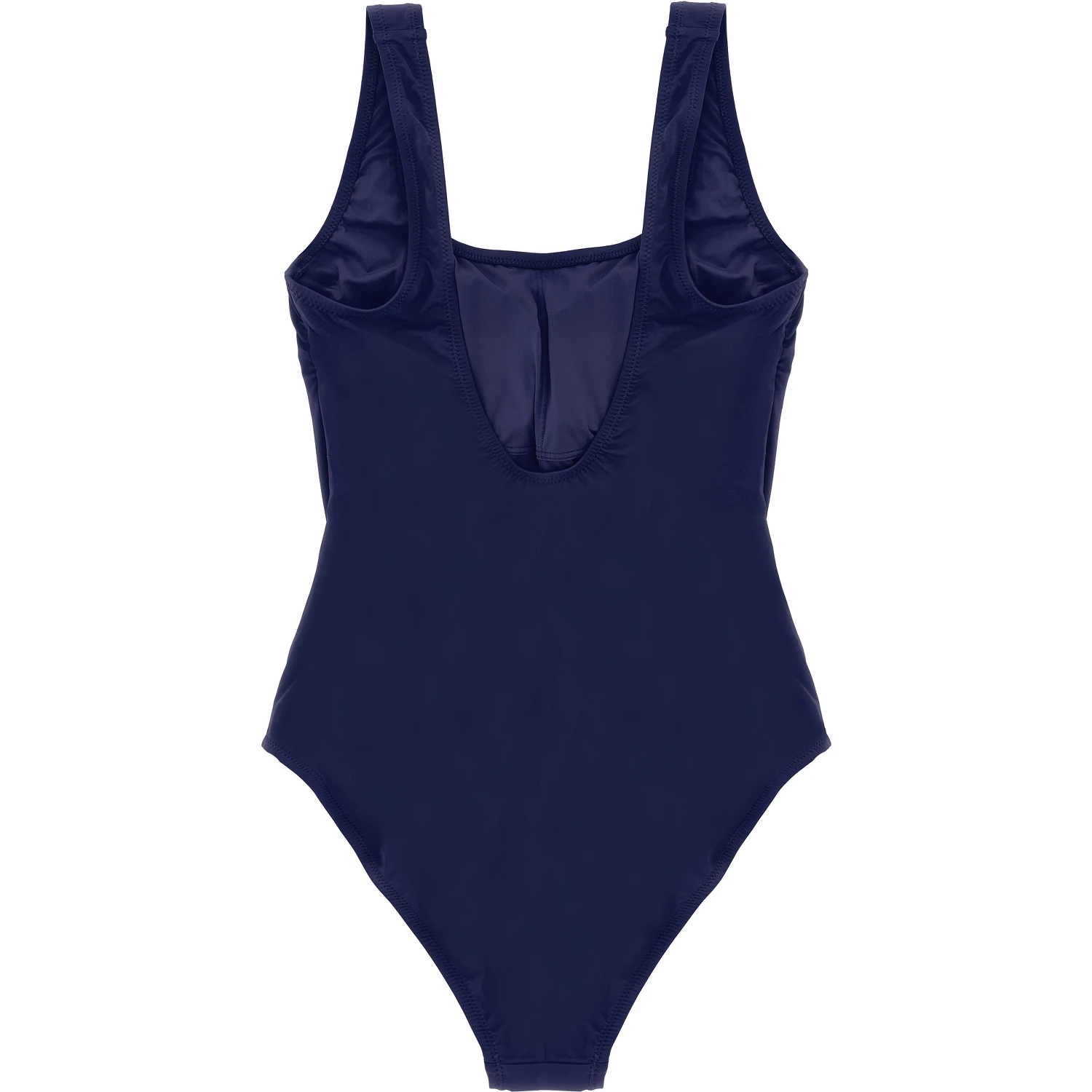 Blue Nylon One-Piece Swimsuit