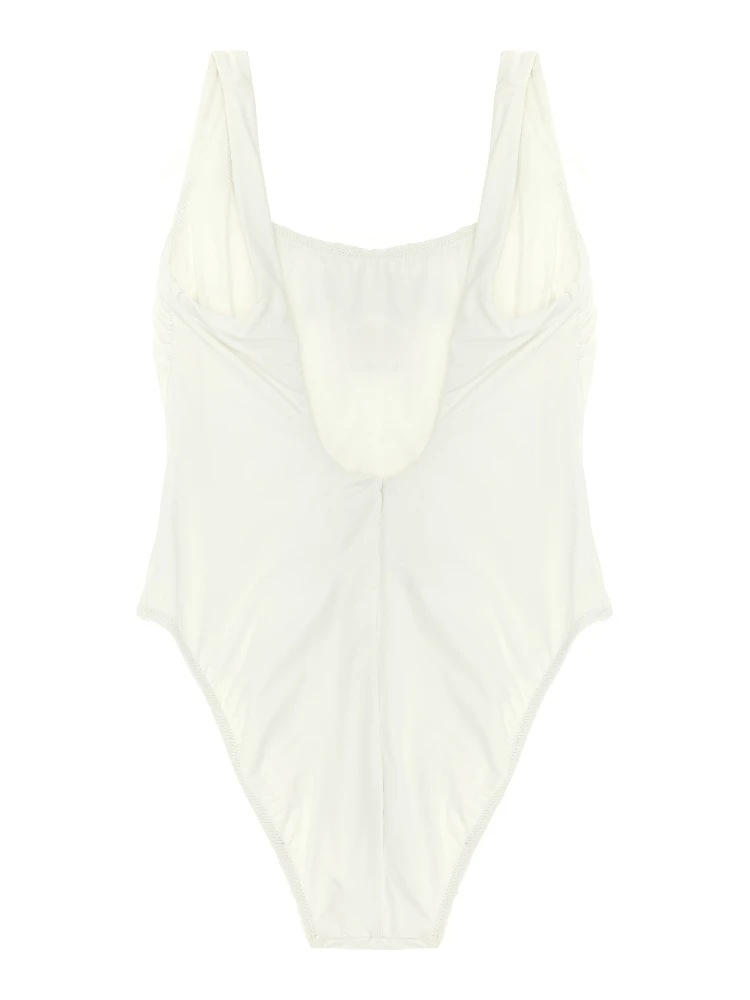 White Nylon One-Piece Swimsuit alternative