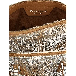 Silver Lambskin Handbag