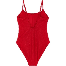 Multicolor Recycled Polyester One-Piece Swimsuit