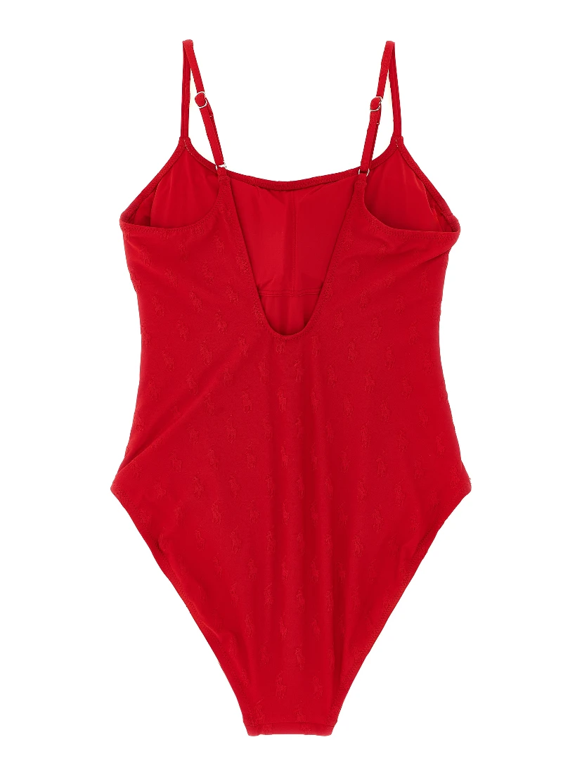 Multicolor Recycled Polyester One-Piece Swimsuit