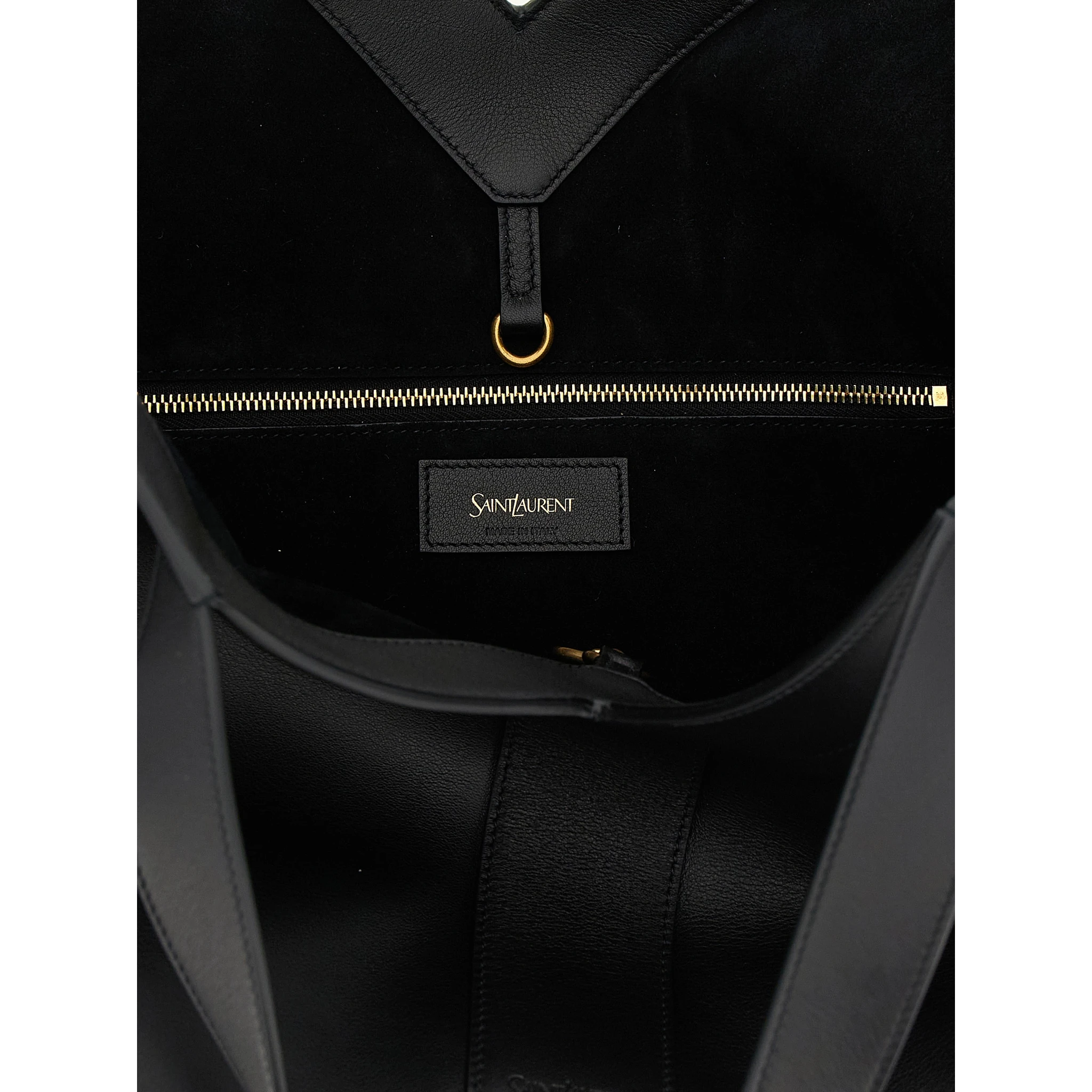 Black Calfskin Tote Bag