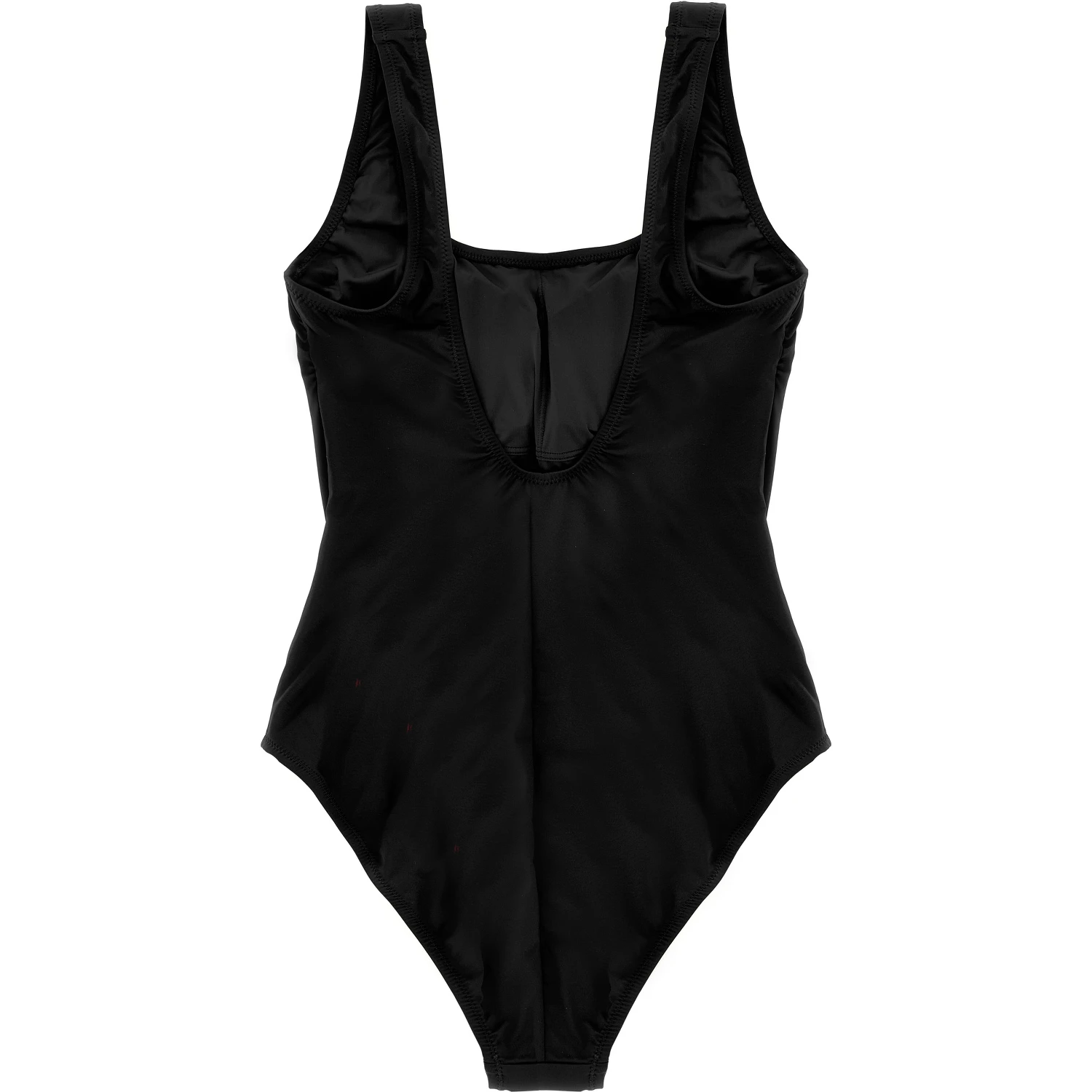 Black Nylon One-Piece Swimsuit