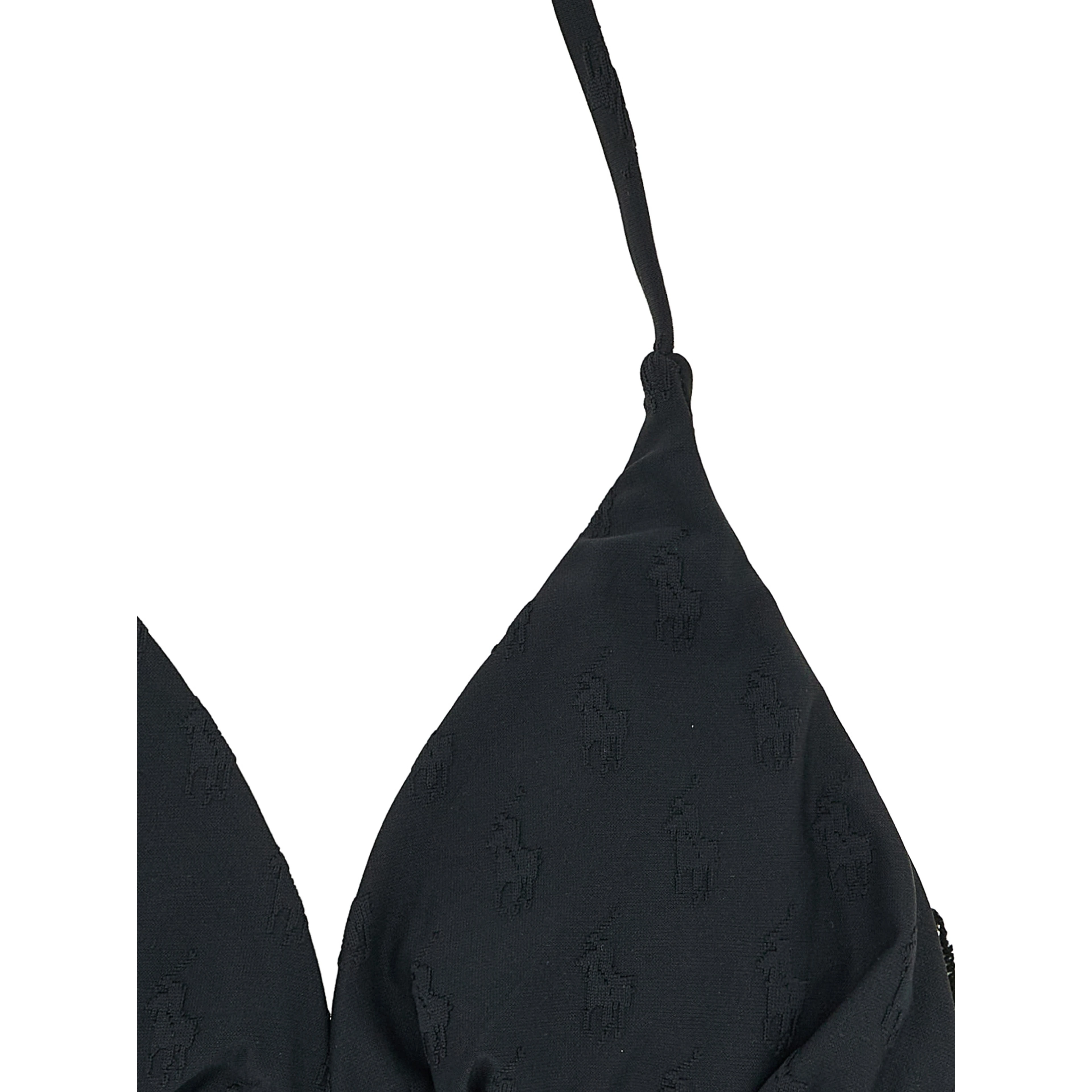 Black Recycled Polyester Bikini