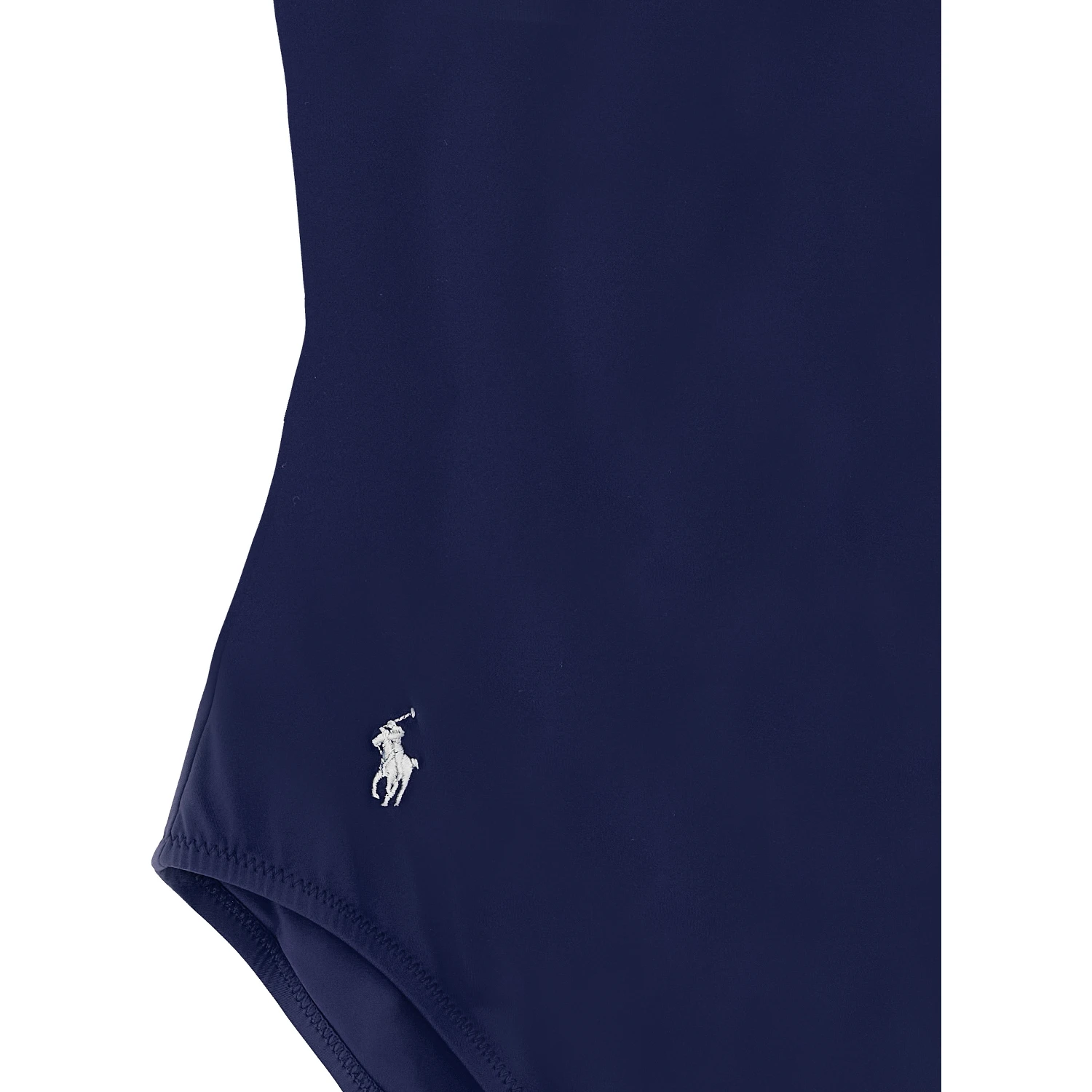 Blue Nylon One-Piece Swimsuit