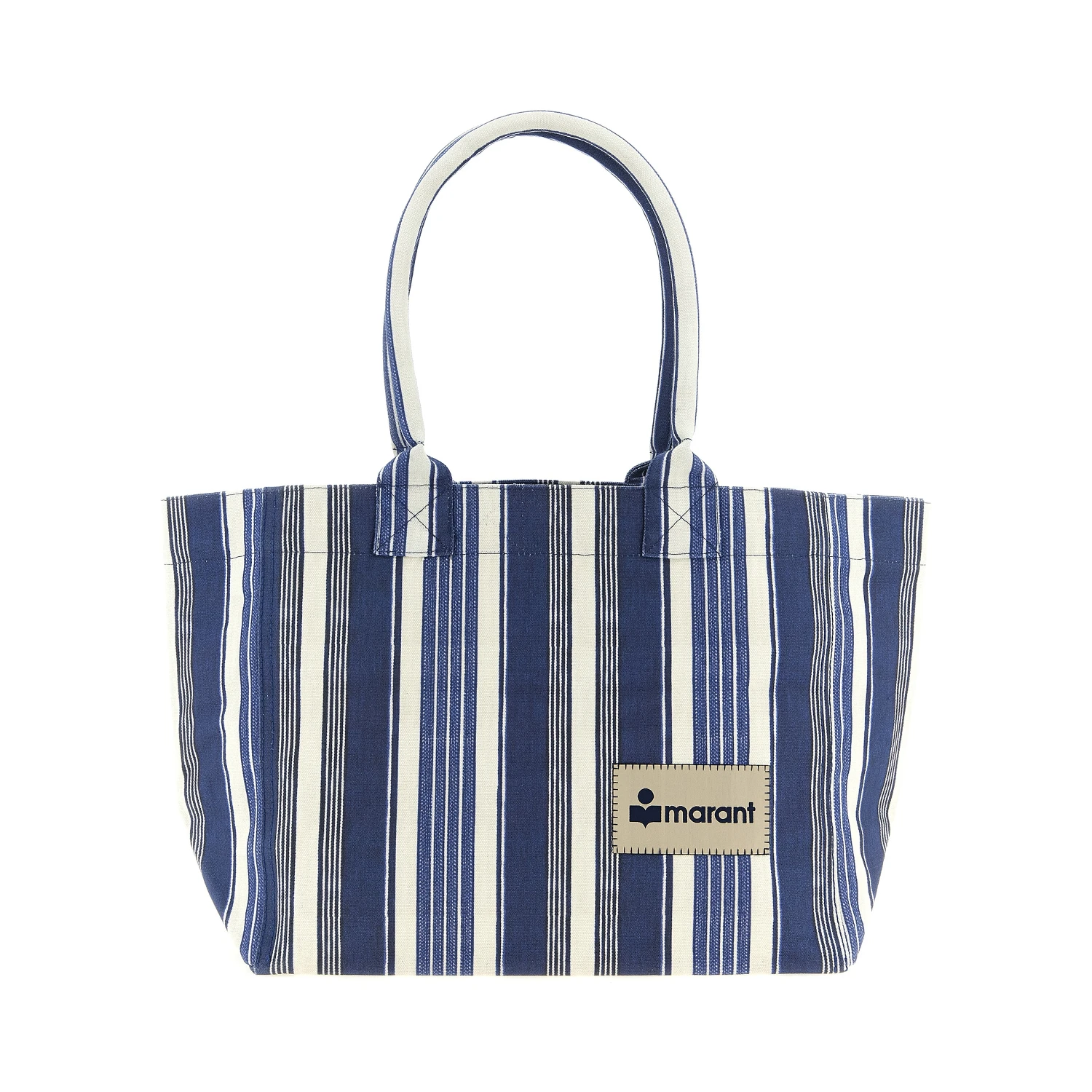 Blue Cotton Tote Bag