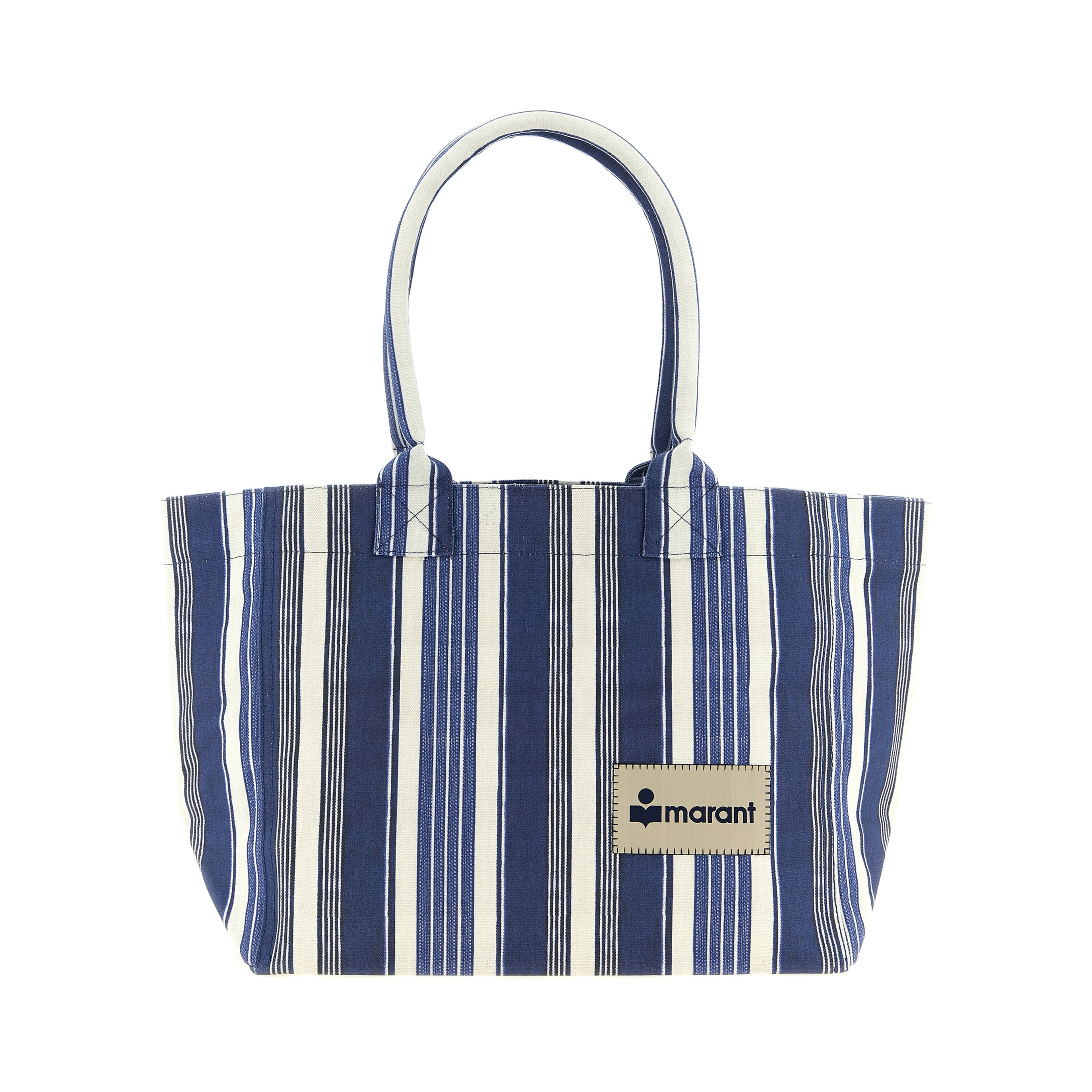 Blue Cotton Tote Bag