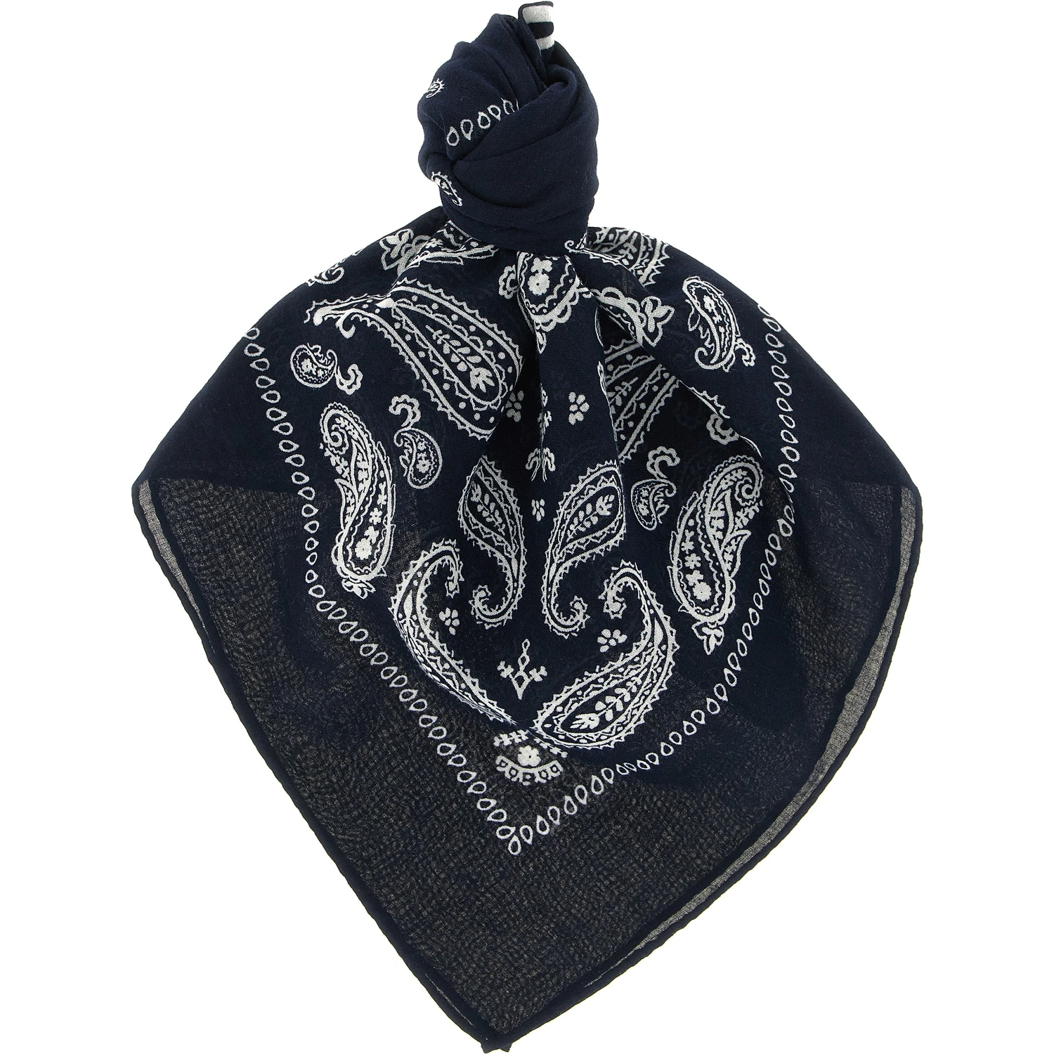 Blue Cotton Foulard