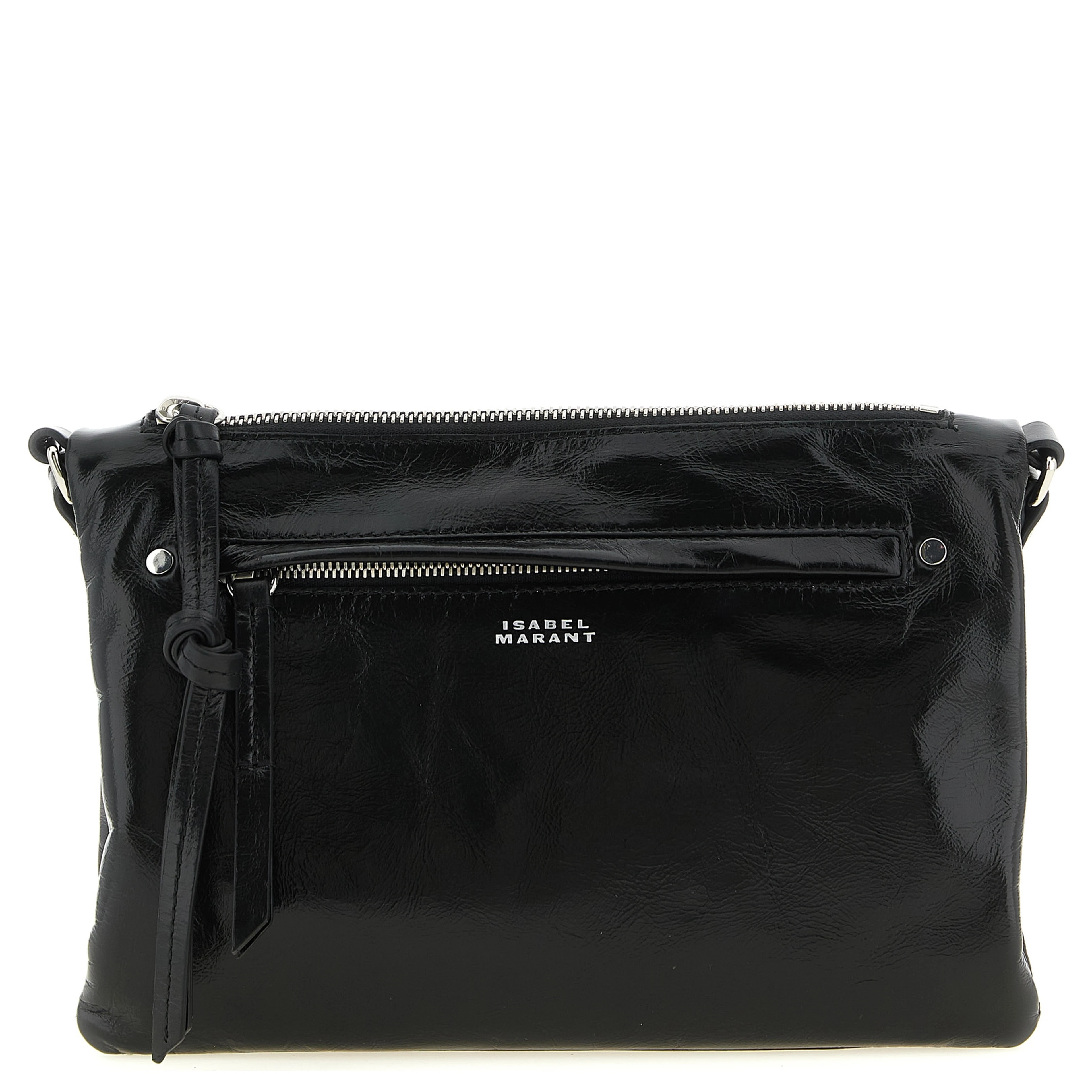 Black Calfskin Crossbody Bag