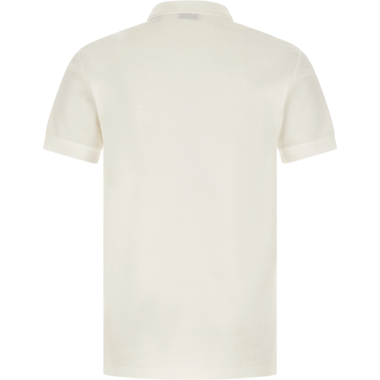 White Cotton Polo Shirt