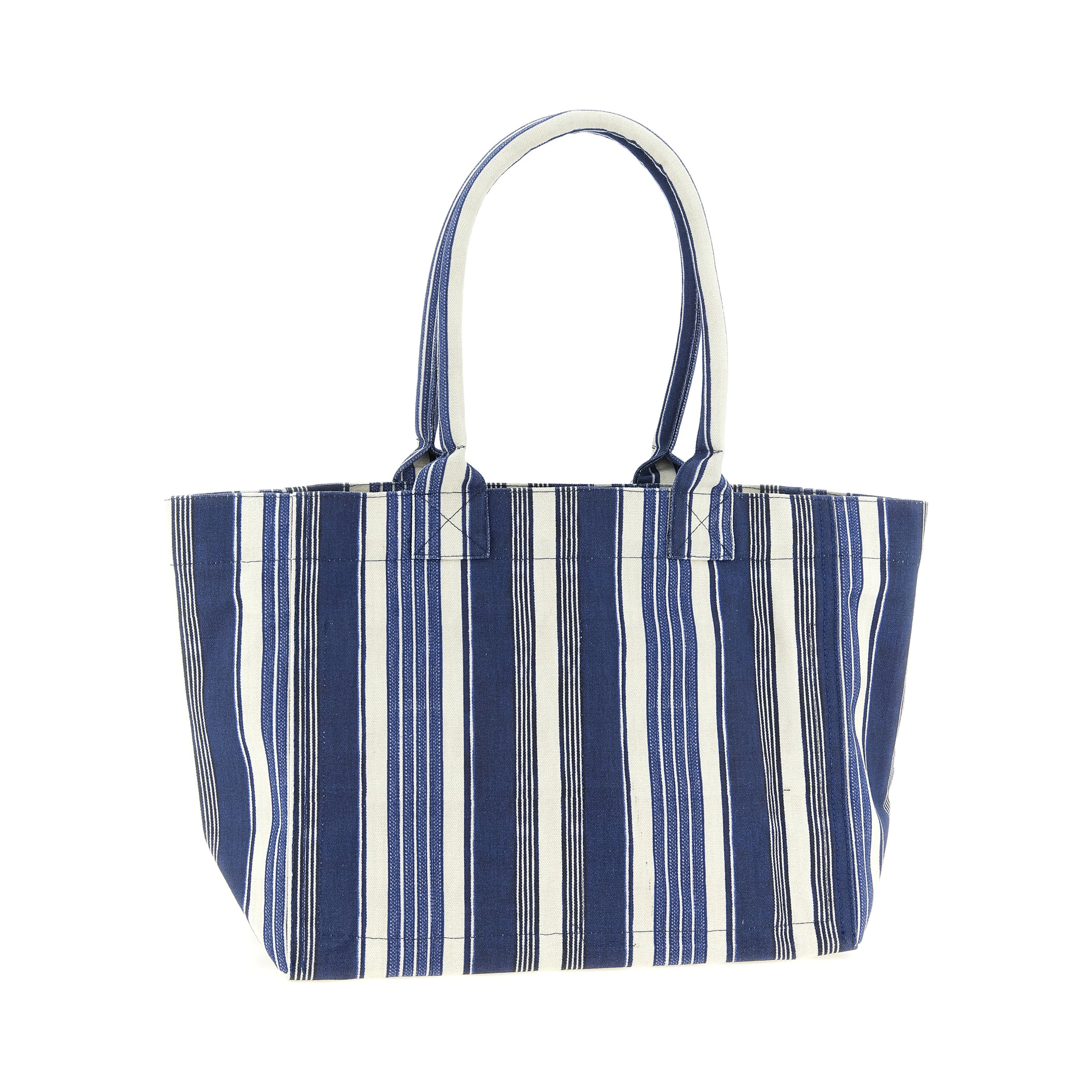 Blue Cotton Tote Bag