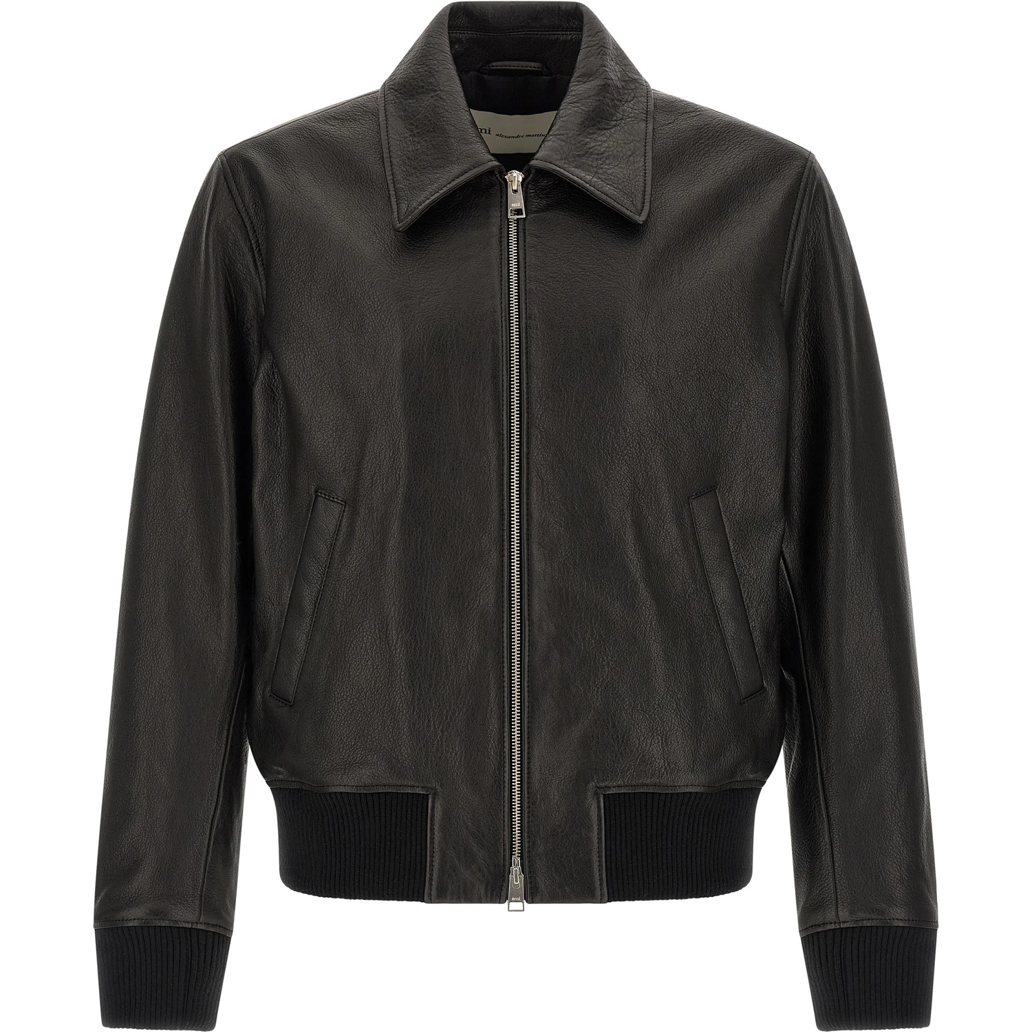 Black Lamb Leather Leather Jacket