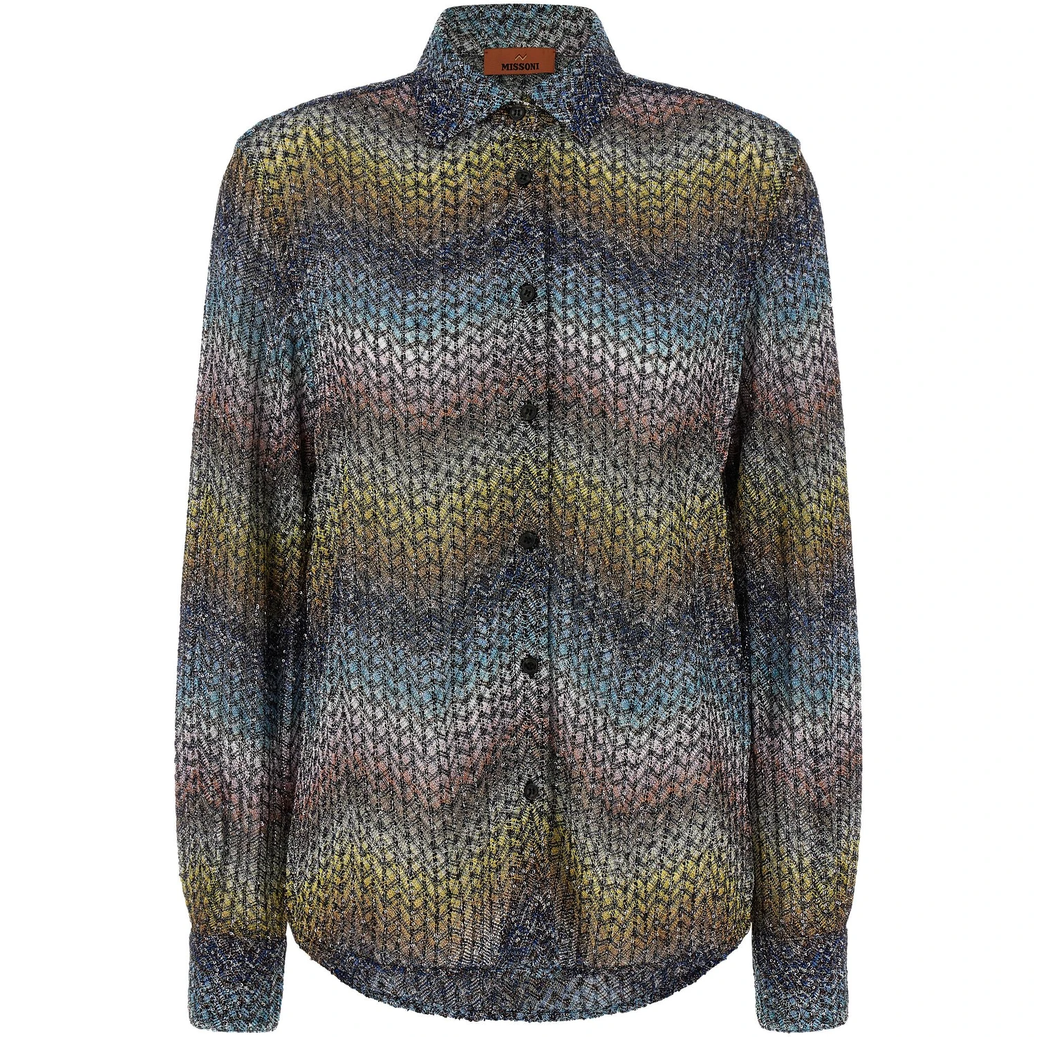 Multicolor Viscose Blouse