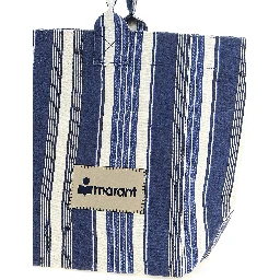 Blue Cotton Tote Bag