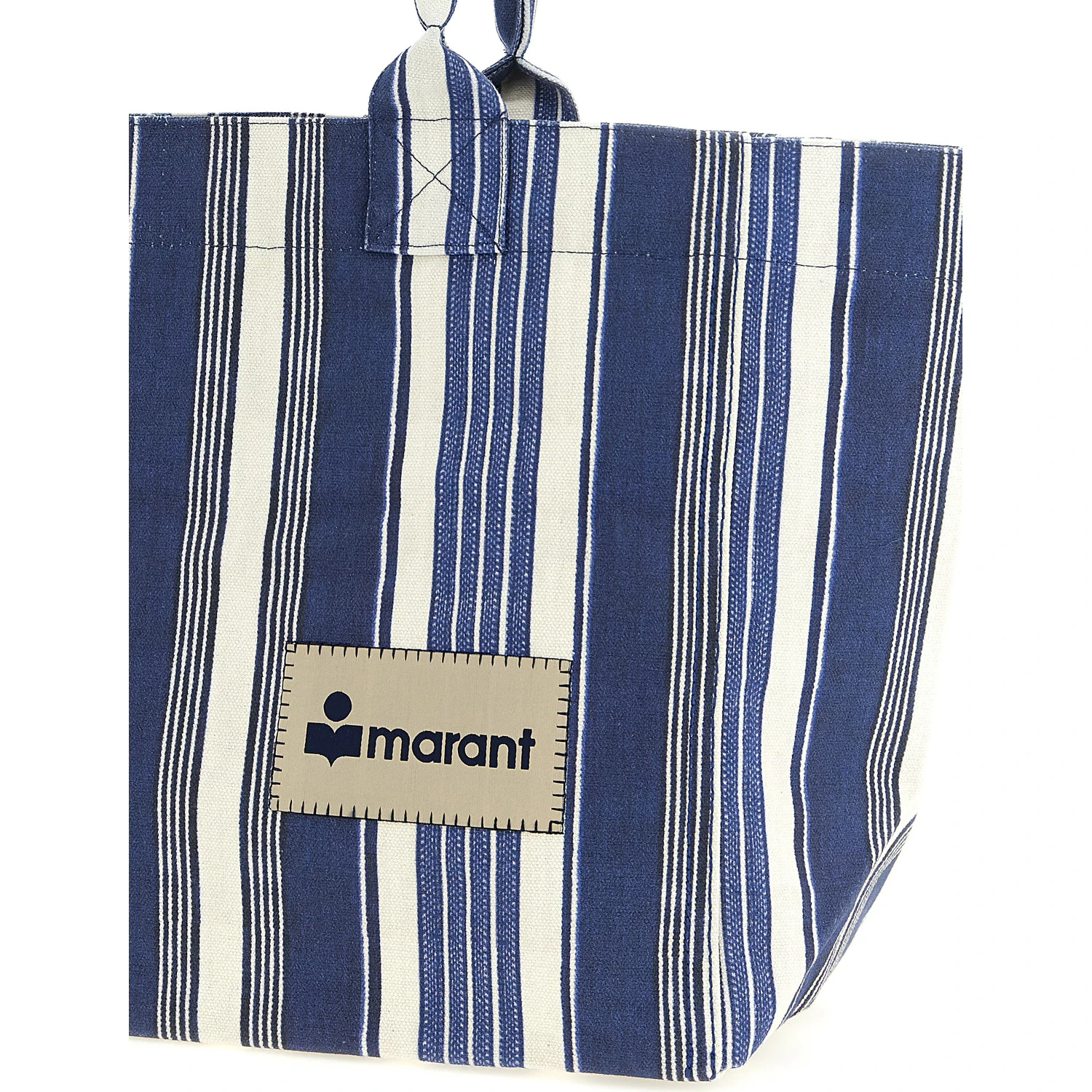 Blue Cotton Tote Bag