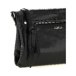Black Calfskin Crossbody Bag
