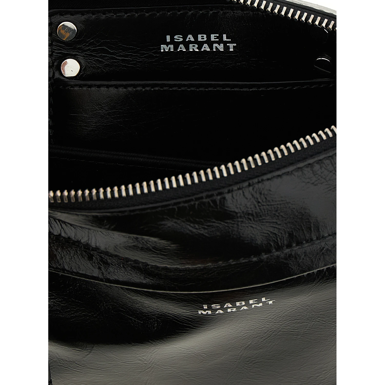 Black Calfskin Crossbody Bag