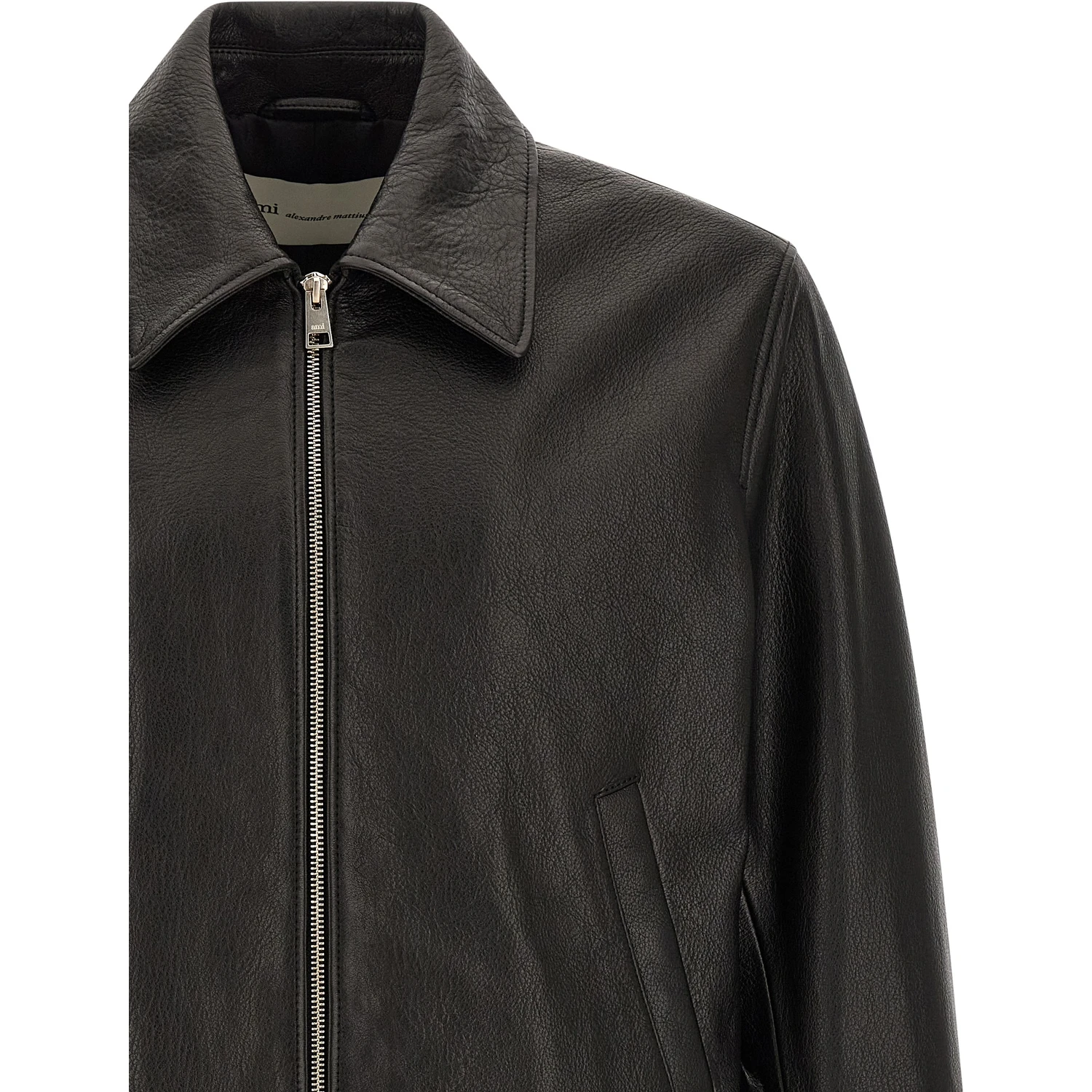 Black Lamb Leather Leather Jacket