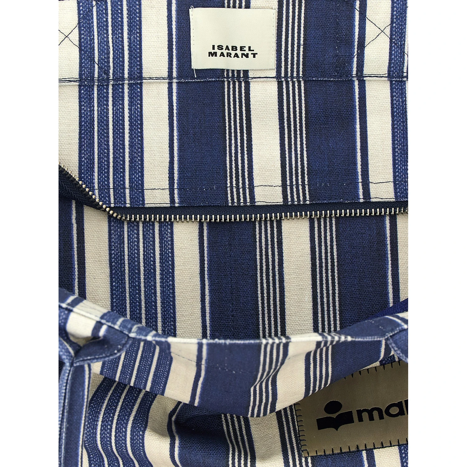 Blue Cotton Tote Bag