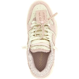 Multicolor Leather Low Top Sneakers