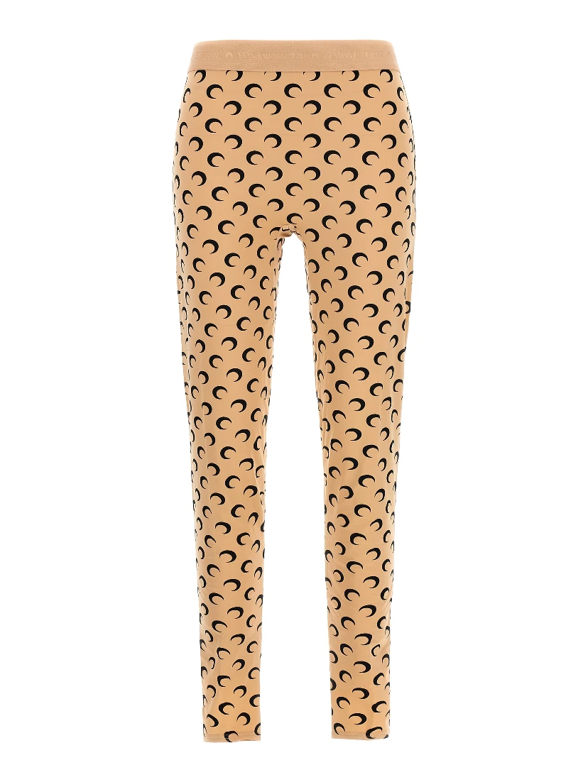 Beige Polyamide Leggings